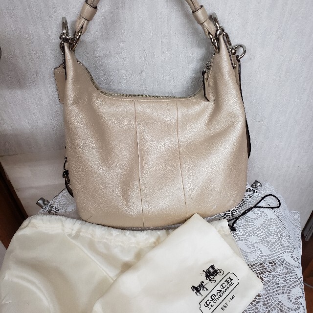 COACH - チー様専用COACHショルダーバック 2way シャンパンゴールドの