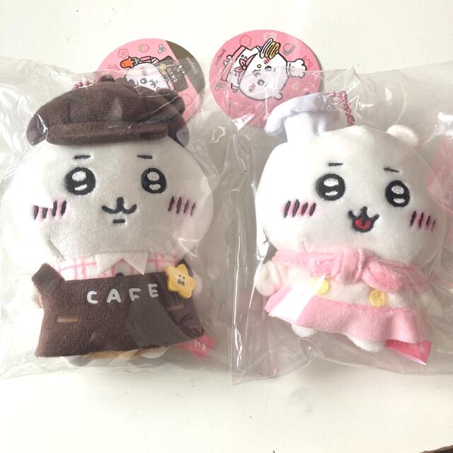 正規品 初期 ちいかわ ハチワレ カフェの店員さんマスコット ちいかわ
