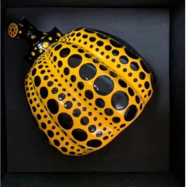 草間彌生 くさまやよい かぼちゃ 黄色 ペーパーウェイト パンプキン