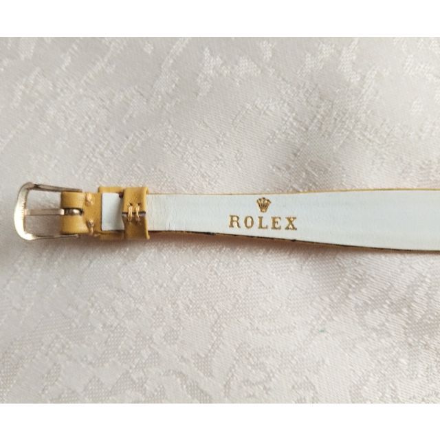 ロレックス カメレオン☆純正尾錠(王冠なし)と純正ベルト(イエロー)☆ROLEX