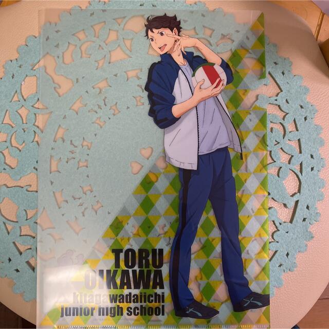 ハイキュー!! 横断幕 キャラ映え クリアファイル&ステッカー 及川徹