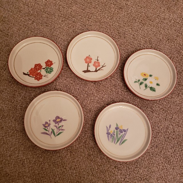 たち吉 青嵐 楓 銘々皿 小皿 5枚 最新 たち吉 青嵐 楓 銘々皿 小皿 5枚