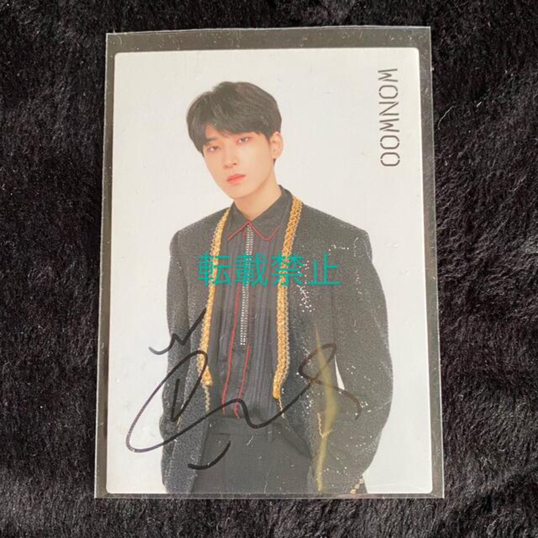 SEVENTEEN ODE TO YOU WONWOO サイン入りトレカ SEVENTEEN ODE TO YOU