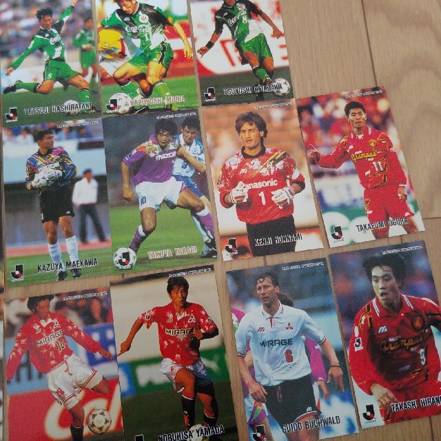 カルビー Jリーグチップス カードファイル 1995 14チームコンプリート