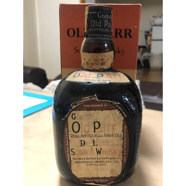 アウトレット 1960年代流通品オールドパー12年 ティンキャップ 760ml