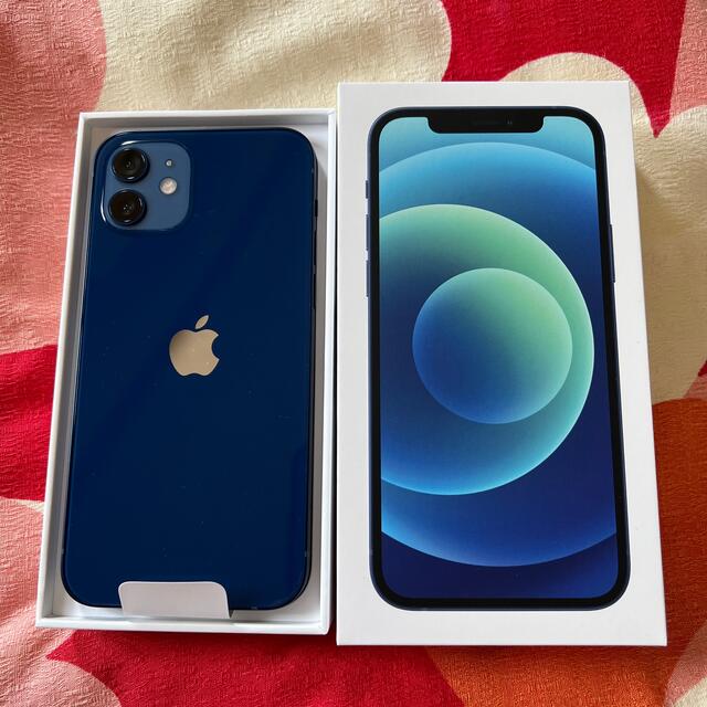 セール 美品 Apple iPhone 12 青色 本体 箱付き Apple iPhone 12 mini