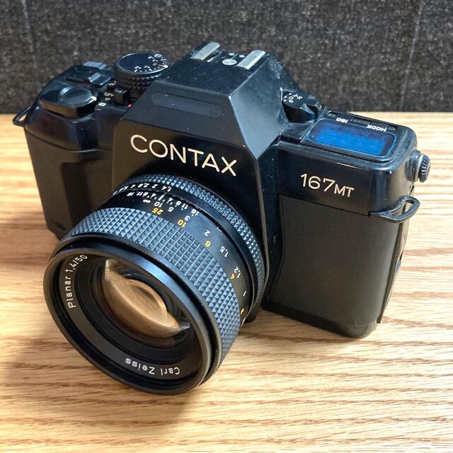 ジャンク CONTAX 167MT Carl Zeiss 1.4/50 カメラY2632400