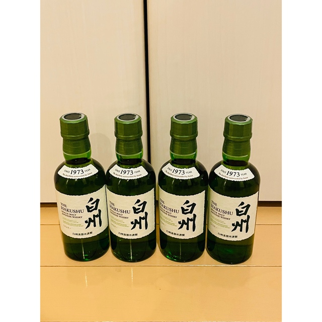 サントリー 白州180ml×4本 サントリー シングルモルトウイスキー
