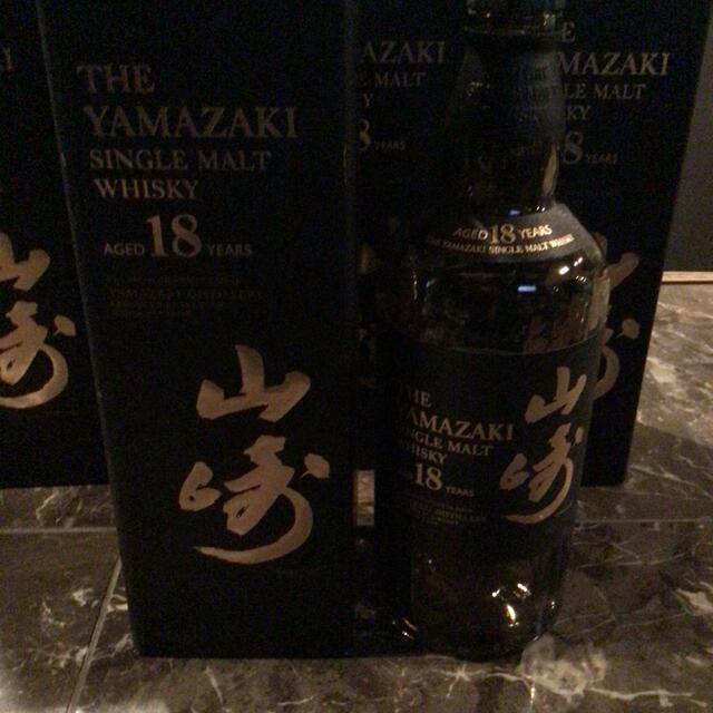 山崎18年 空瓶 山崎 18年空瓶 空き瓶 空箱 1セット