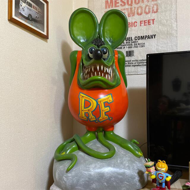数量限定/希少商品】RATFINK ラットフィンク 超巨大フィギュア！店頭用