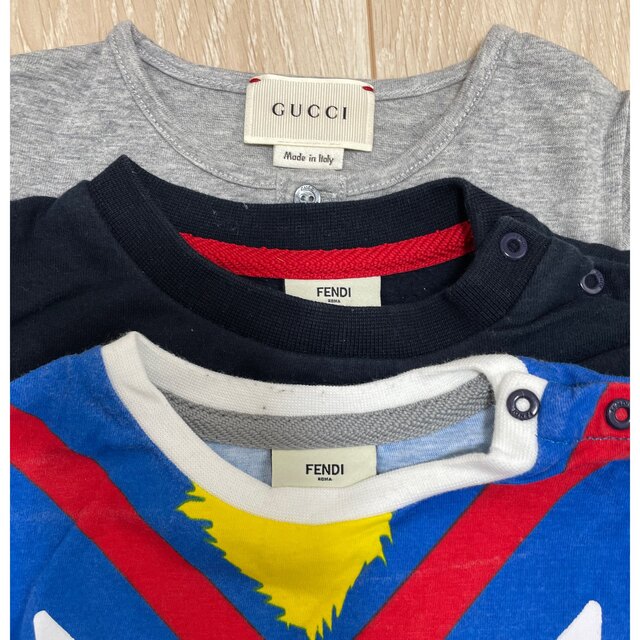 フェンディ24M スウェットandロンTとGUCCI 18〜24M ロンT