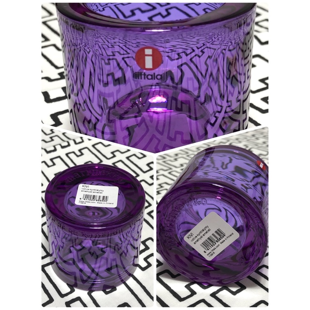新品未使用 イッタラ パープル KIVI スコープ 別注 箱あり iittala