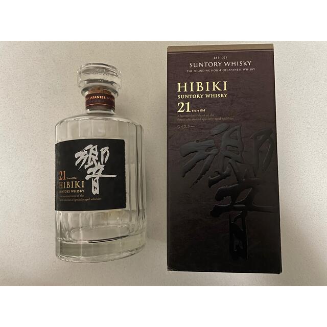 響21.空き瓶、箱 響 21年 空瓶 箱付き 響21年空