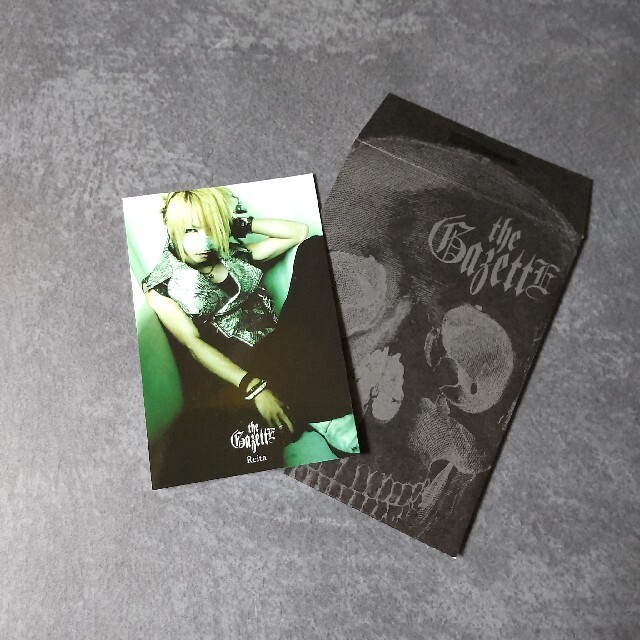 当選品the GazettE 麗 直筆サイン入りポスター the GazettE ガゼット