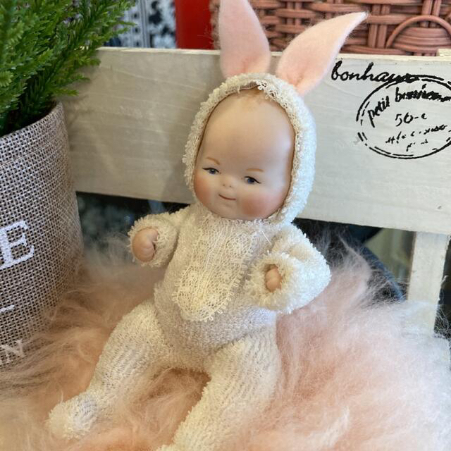 ヴィンテージ ベビー ビスクドール ご予約済❤️ヴィンテージ ビスク
