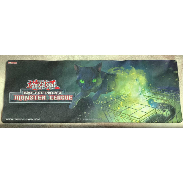 遊戯王 バトルパック3 モンスターリーグ プレイマット量子猫 遊戯王