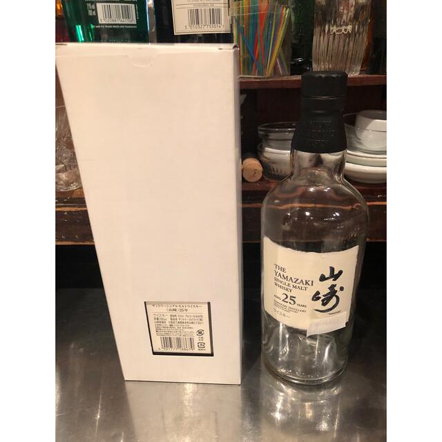 山崎25年 空箱】 空瓶、空箱） サントリーピュアモルトウイスキー 山崎25年