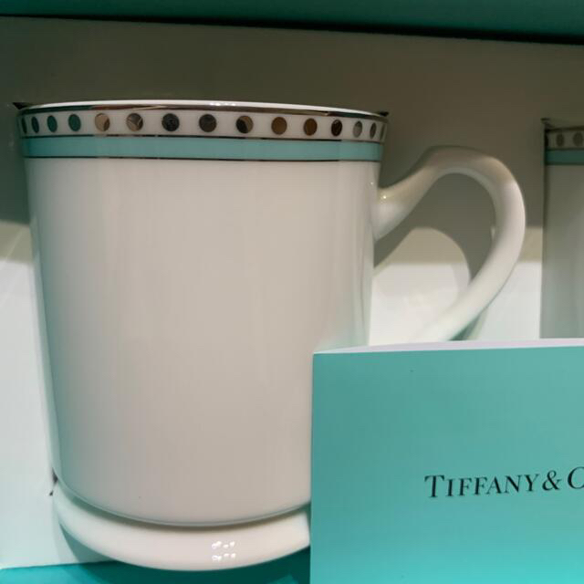 ティファニー プラチナブルーバンド マグカップペア ティファニー ペア