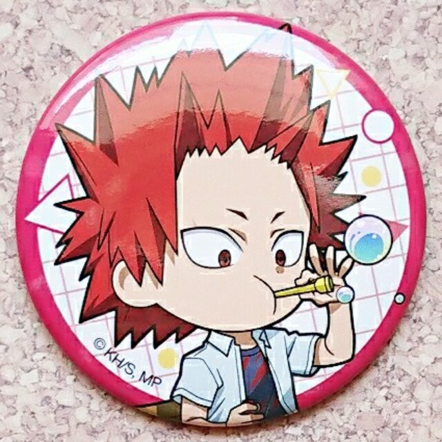 僕のヒーローアカデミア ヒロアカ 切島鋭児郎 缶バッジ シャボン玉
