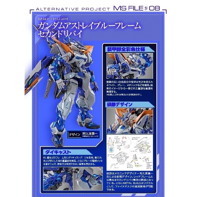 METAL BUILD ガンダムアストレイ ブルーフレームセカンドリバイ