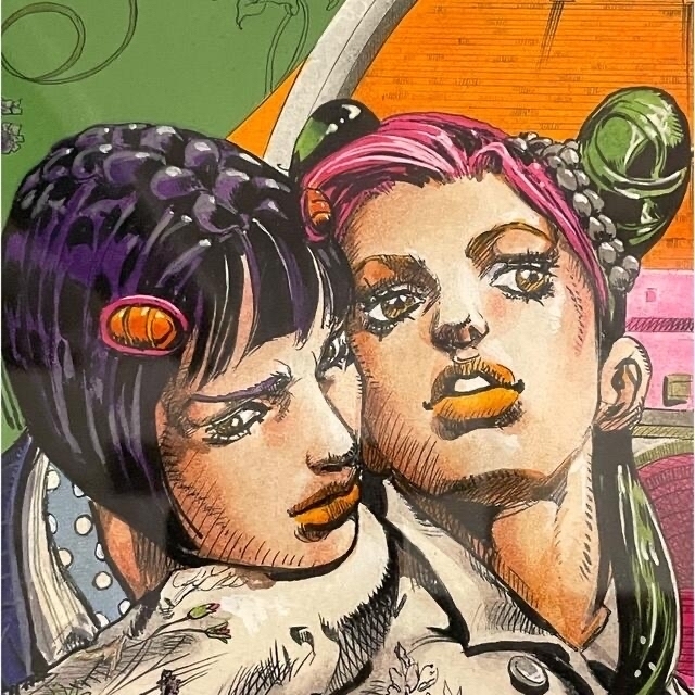 ジョジョの奇妙な冒険 ブチャラティ 空条徐倫 複製原画 ジョジョ展