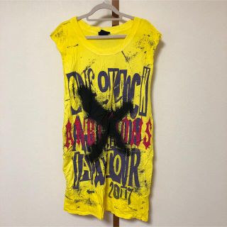 希少 ONE OK ROCK 渚園 タンクトップ ツアー イエロー S 大きめ 希少