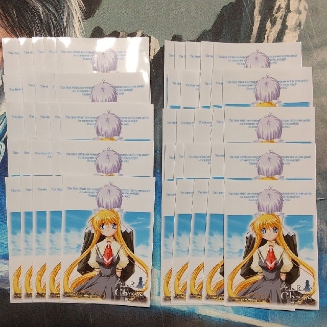 国崎 往人 & 神尾 観鈴 Air スリーブ 使用済 50枚セット