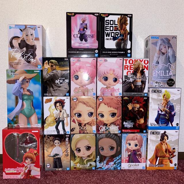 最新プライズフィギュア18個まとめ売り 新品 最新プライズフィギュア