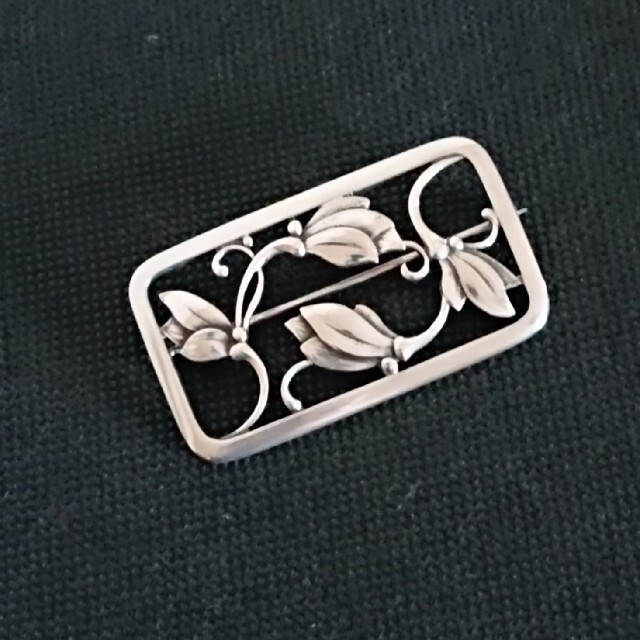 295 シルバー ブローチ フラワー 925 GEORG JENSEN 295 シルバー