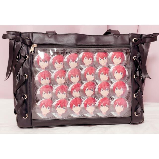 あんスタ 朱桜司 痛バ 痛バッグ 缶バッジ 白 ホワイト あんさんぶる