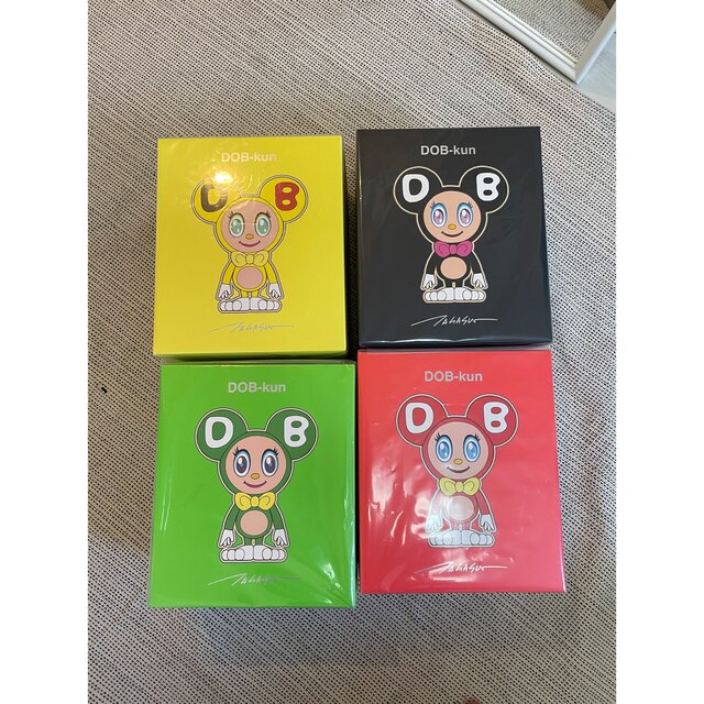 村上隆DOB-Kunフィギュア フューシャ 4セット