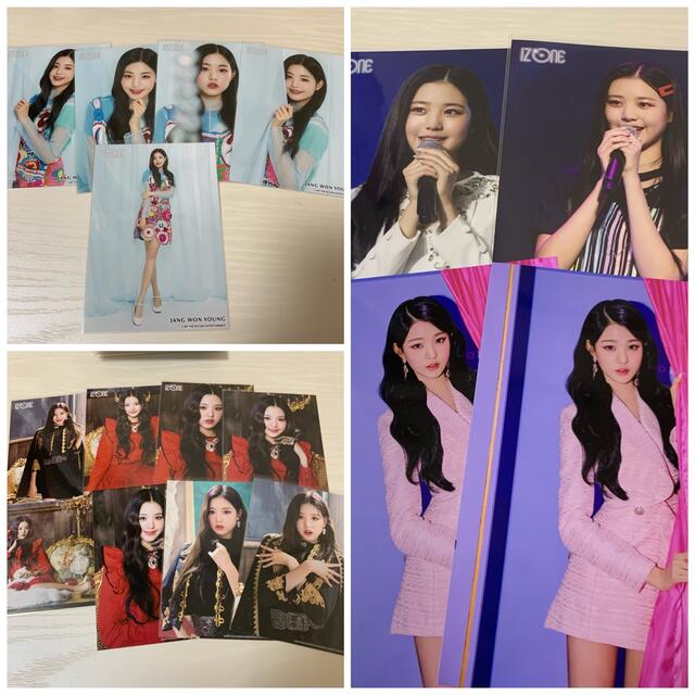 IZ*ONE UP衣装生写真4枚コンプリートセット ウォニョン IZ*ONE UP