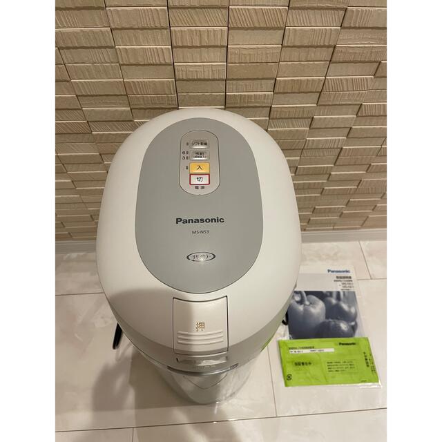 Panasonic 家庭用生ごみ処理機 温風乾燥式 6L シルバー MS-N5… Panasonic