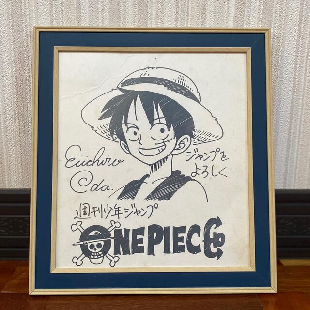 ワンピース 尾田栄一郎 サイン色紙