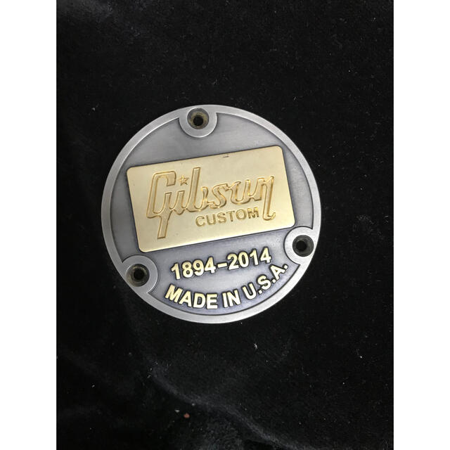 ギブソン カスタムショップ ヒスコレメダリオンバックプレート335