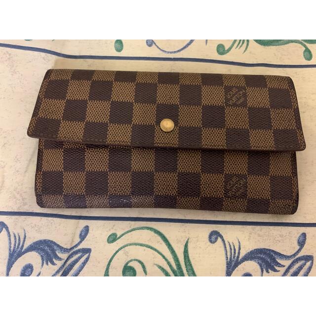 Louis Vuitton ルイヴィトン ダミエ 財布 ダミエ 二つ折り財布 ルイ