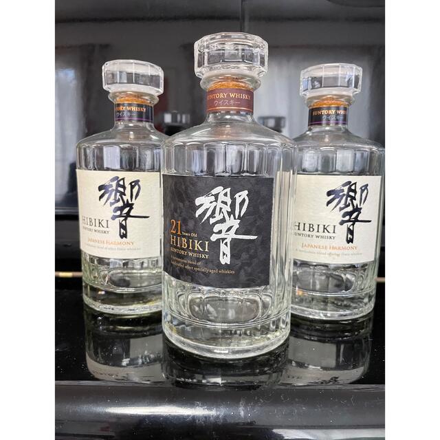 サントリー 響21年空瓶×1☆17年 空瓶×2本