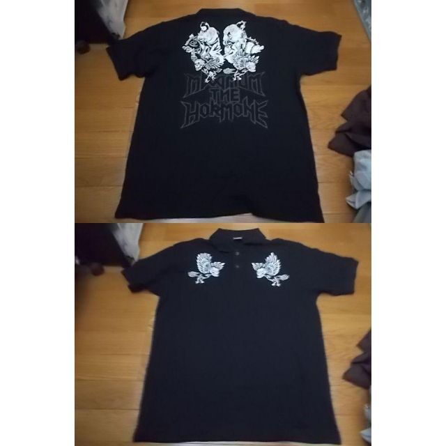 未使用、ガイコツのポロシャツ 未使用 マキシマムザホルモン 牛 豚 未