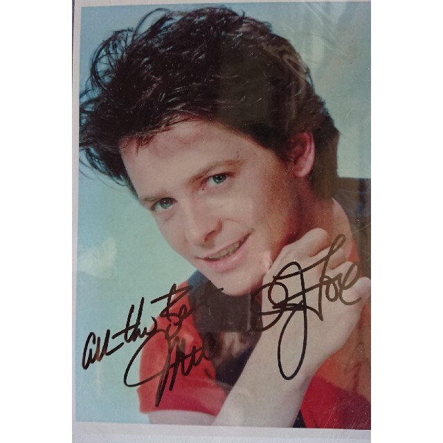 マイケル・J・フォックス 直筆サイン マイケル・J・フォックス 直筆