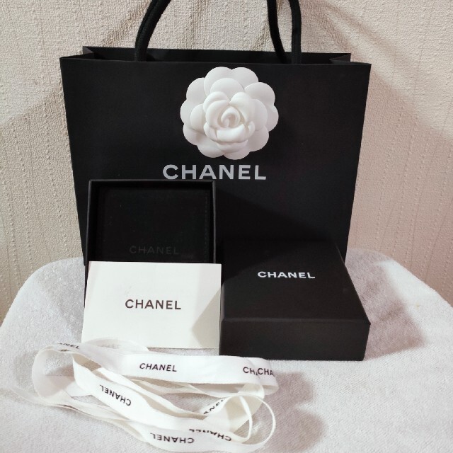 CHANELショップ袋アクセサリーケース CHANELショップ袋アクセサリー箱