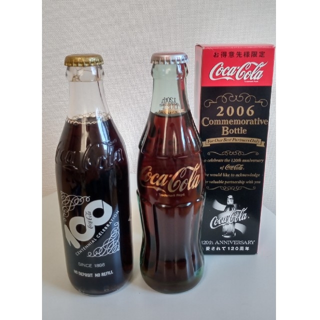 Coca-Cola 100周年記念瓶2本セット Coca-Cola 100周年記念ボトル 300ml