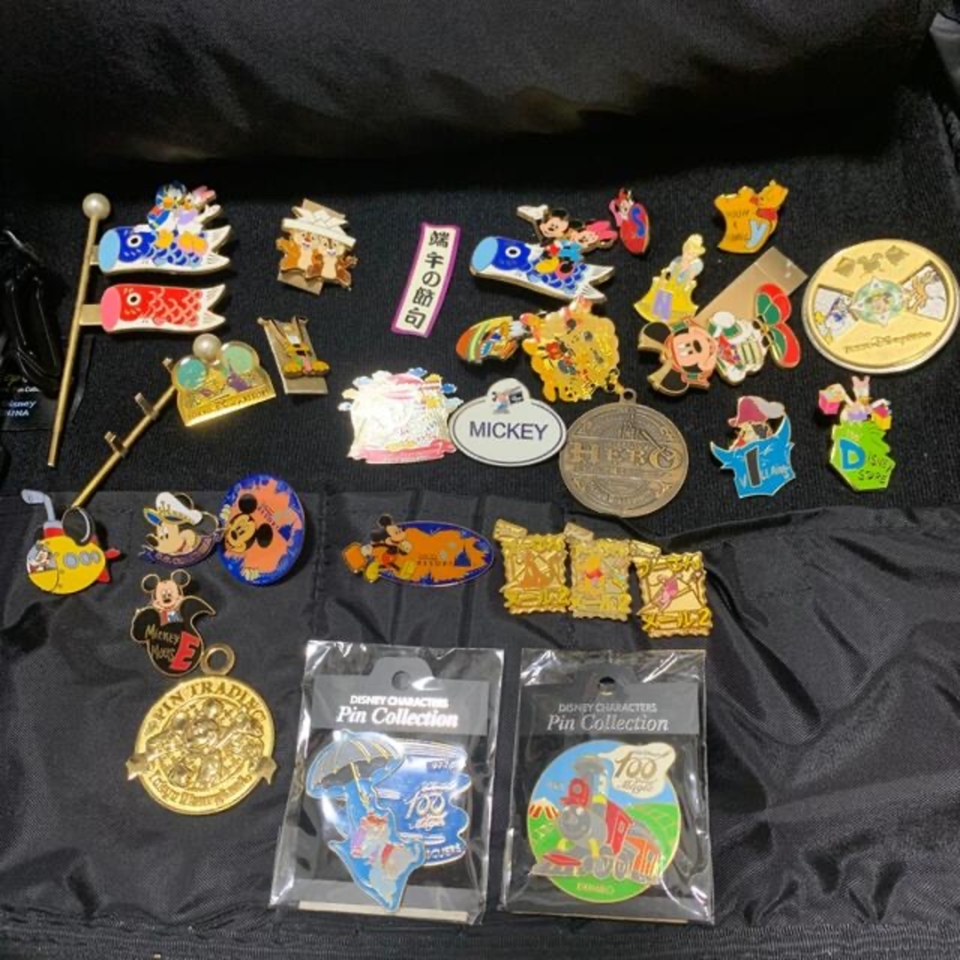 ディズニー ピンバッジ まとめ売り Disney pin ディズニーキャラクター