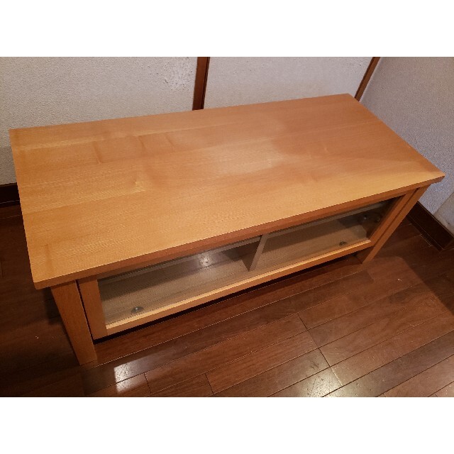 無印良品 販売 廃盤 木製 テレビボード タモ材 ナチュラル AVボード