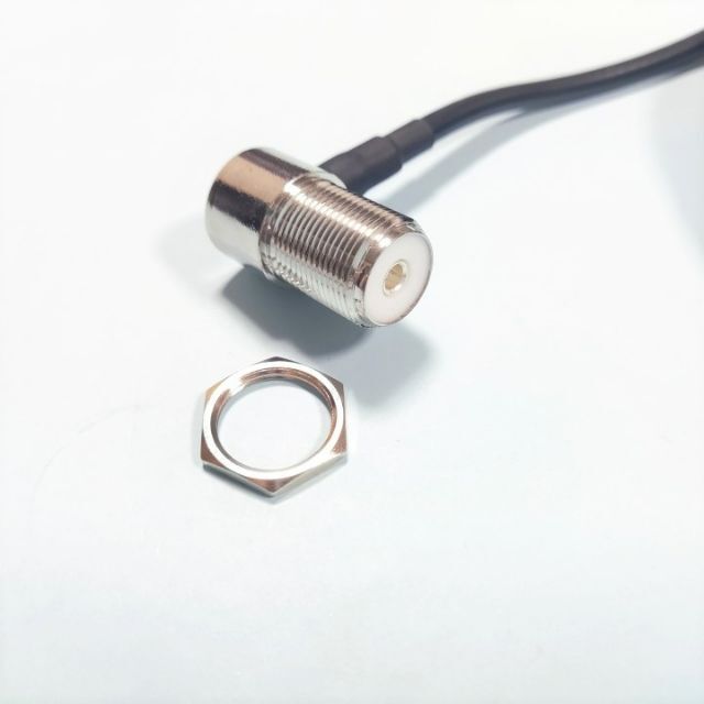 アンテナ セット 高利得 144/430MHz 基台 同軸ケーブル 銀 ルーフ