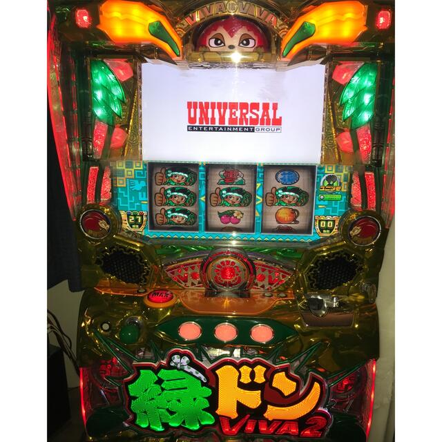 送料無料！ パチスロ 緑ドンVIVA2 永久保存版【初代緑ドン】驚異の確率1/