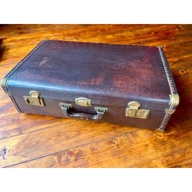 昭和レトロ トランクケース アンティーク 特大 ヴィンテージ レザー