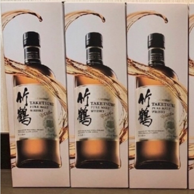 ニッカウイスキー 竹鶴ピュアモルト 未開封品 3本セット 酒