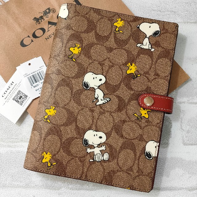 完売品☆COACH ×PEANUTS シグネチャー ノートブック スヌーピー