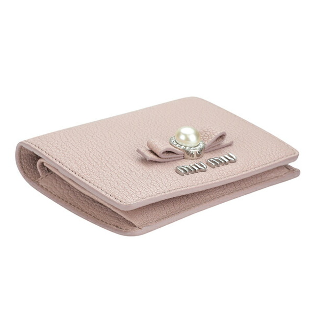 miumiu 折財布 ハート ミュウミュウ“ピンク”のミニ財布 - ハート