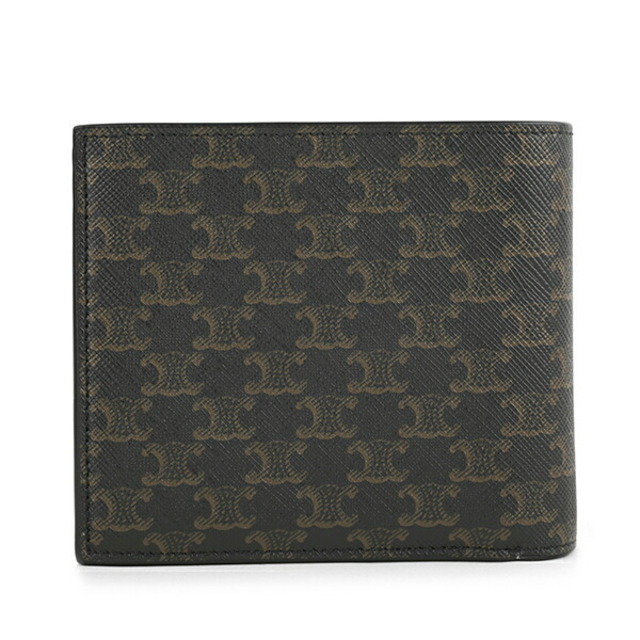 CELINE - 新品 セリーヌ CELINE 2つ折り財布 トリオンフ ブラック 黒